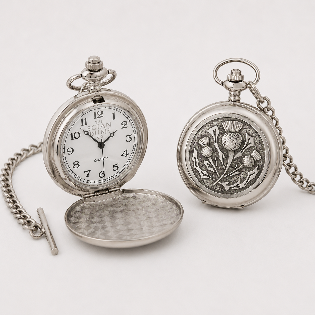 Taschenuhr Thistle mit Quartz Uhrwerk 