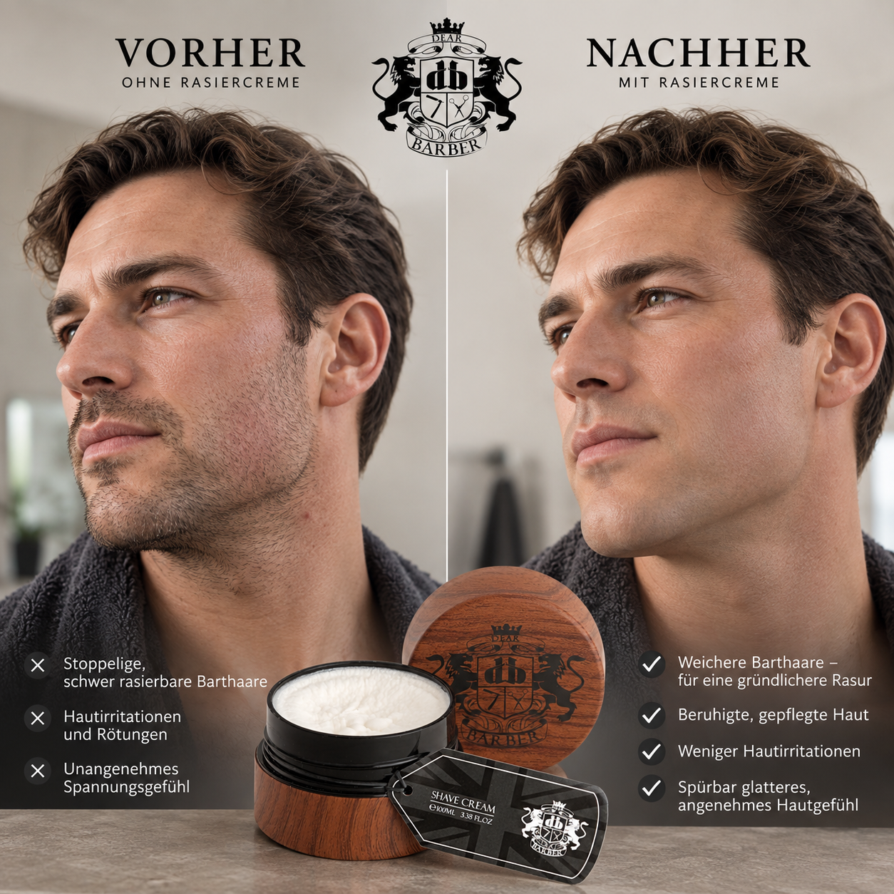 Dear Barber Rasiercreme 100 ml 