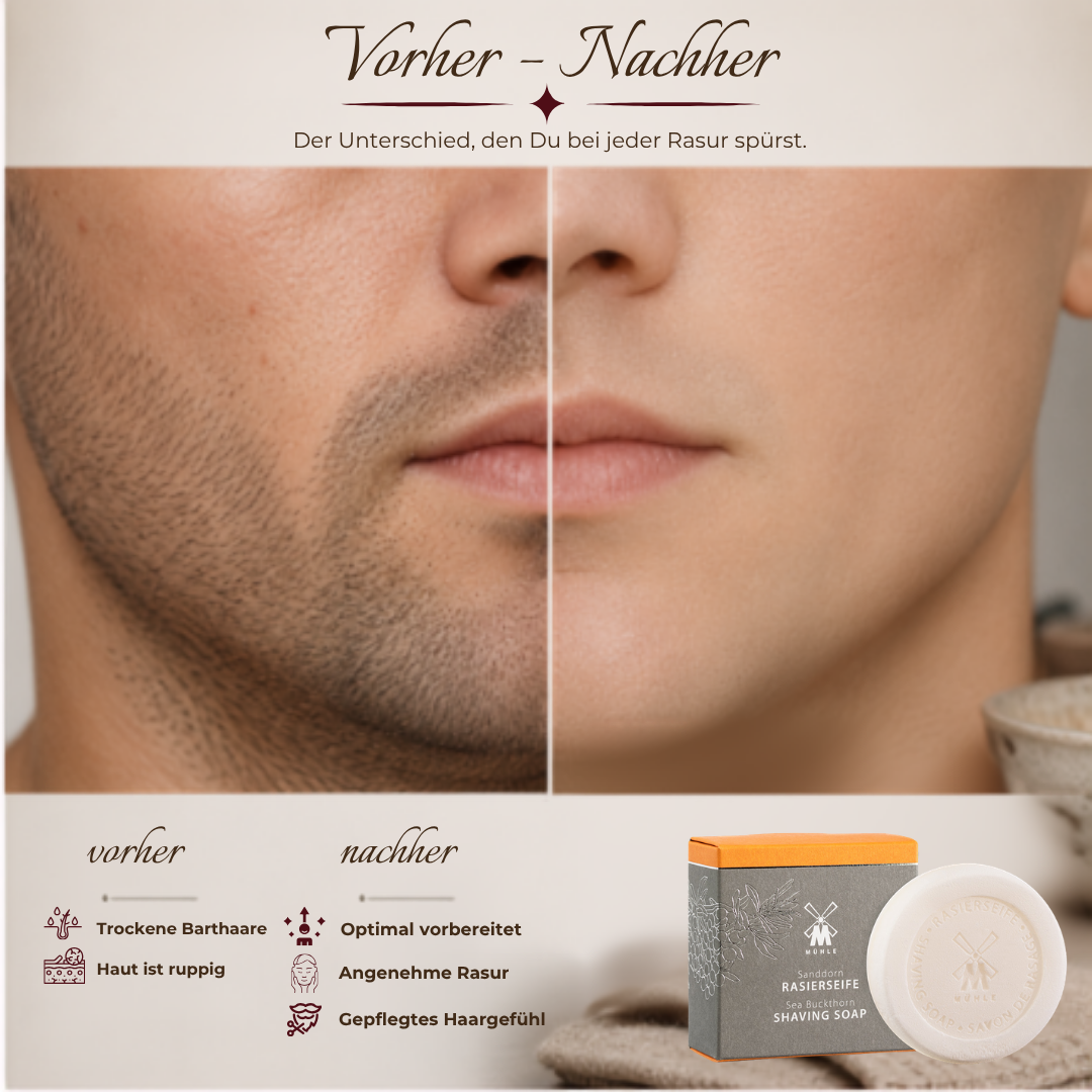 Rasierseife Sanddorn 65g