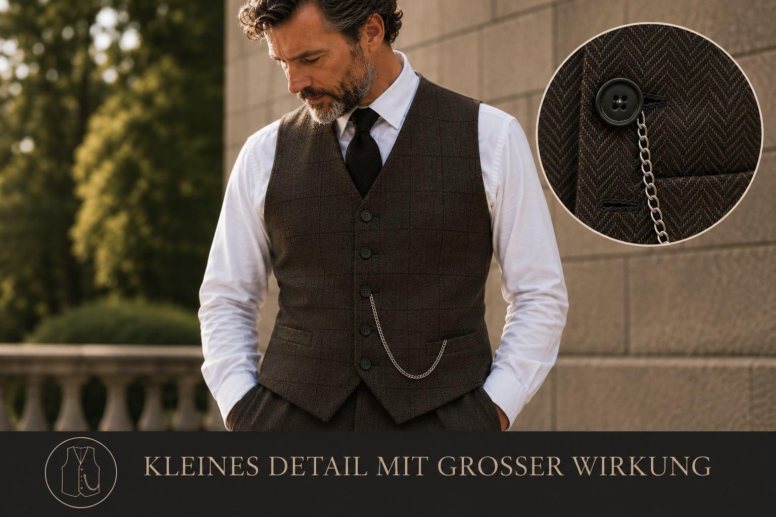 Taschenuhr Celtic Thistle mit mechanischem Uhrwerk