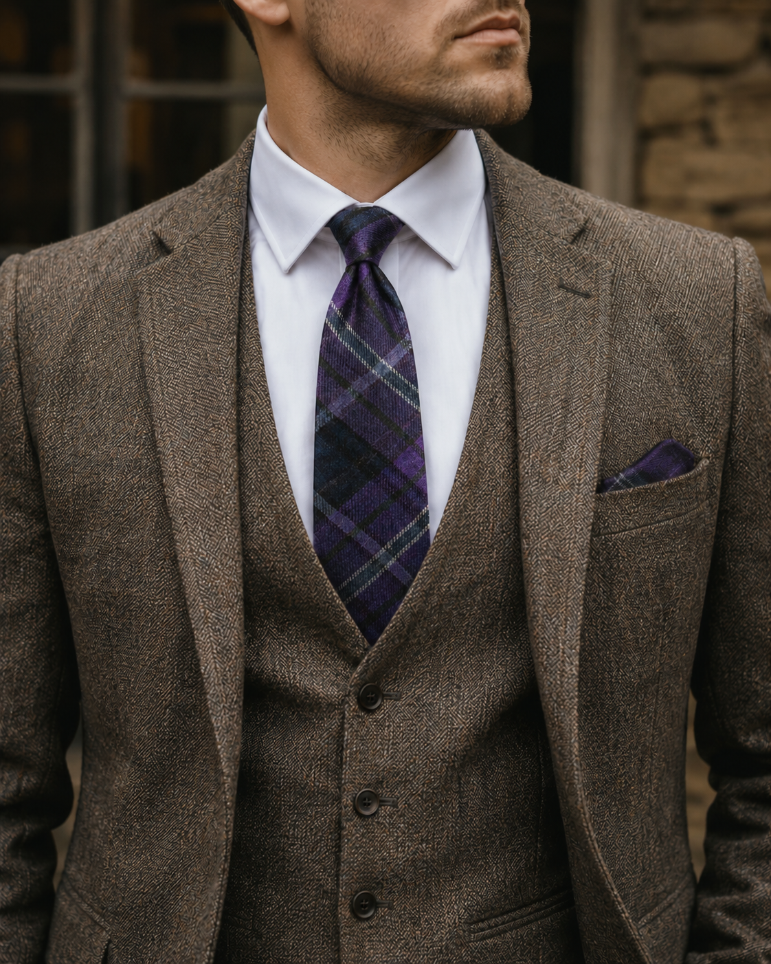 Tweed Krawatten