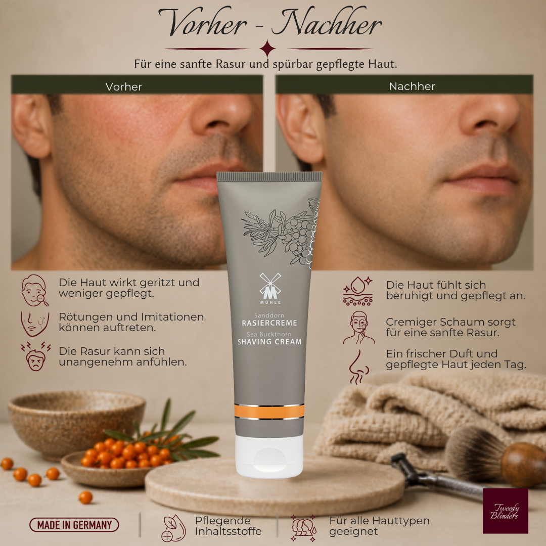 Rasiercreme Sanddorn Tube 75g